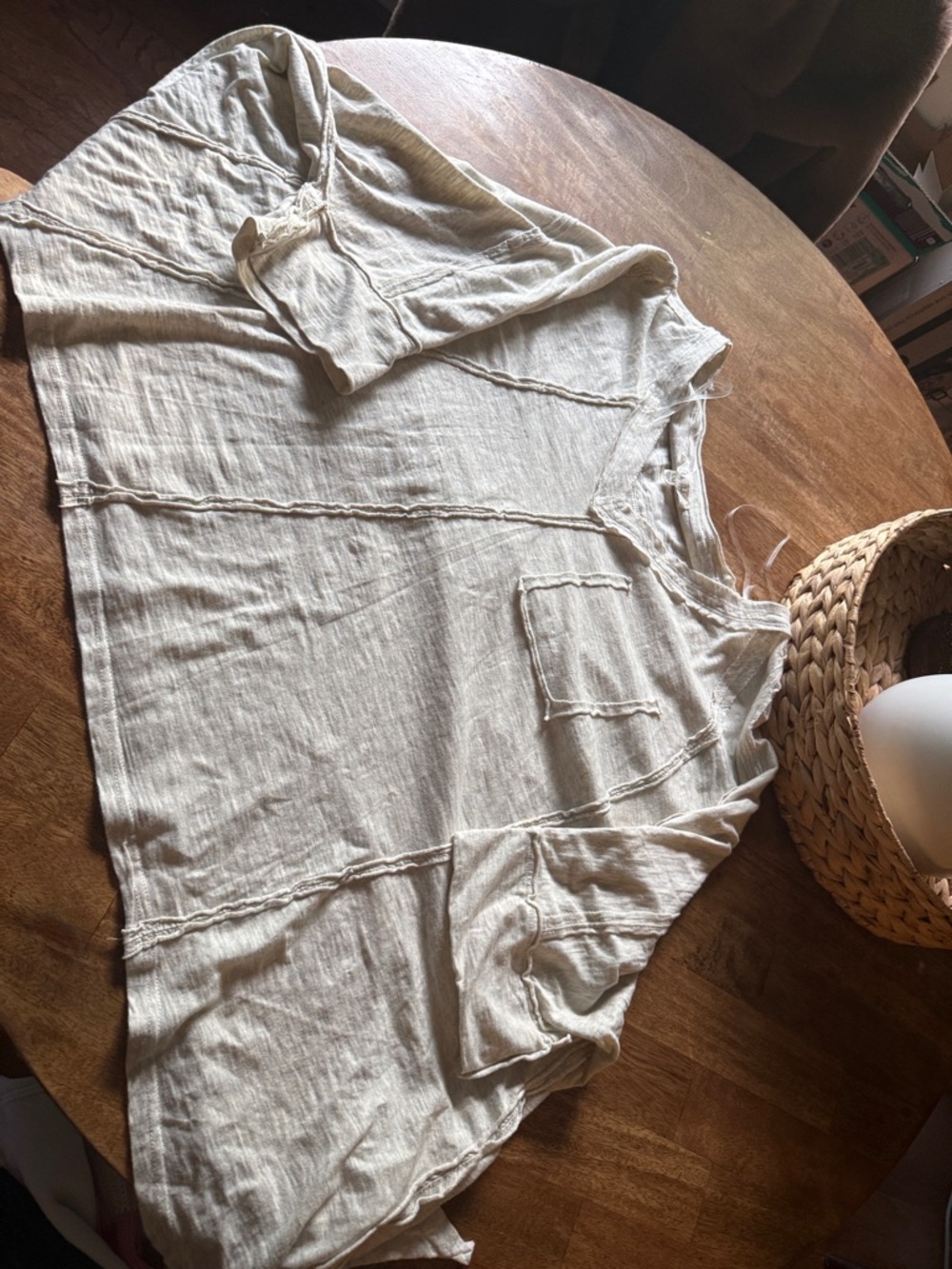 Oli & Hali Light Cream Long-Sleeve Knit Shirt